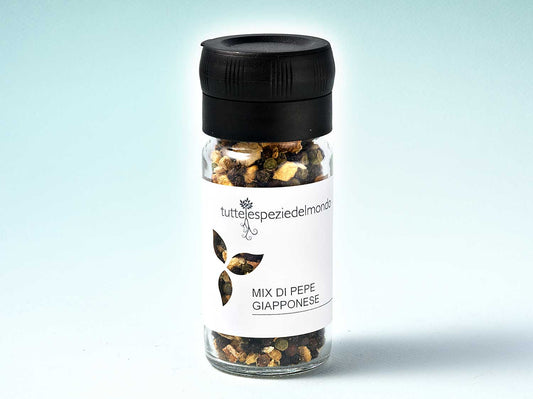 Mix de Pimentas Japonesas - Pote com Tampa Moedora 40g