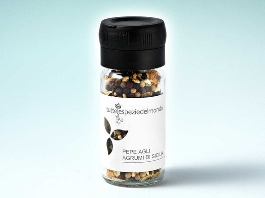Mix de Pimentas Cítricas - Frasco com Tampa de Moedor 40g