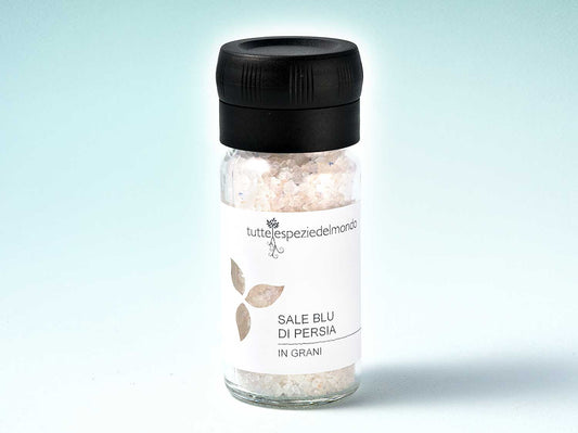 Sal Azul em Grãos - Moagem com Tampa Pote 100g