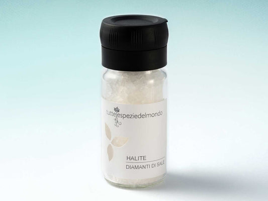 Sal de Halita - Pote com Tampa de Moagem 100g